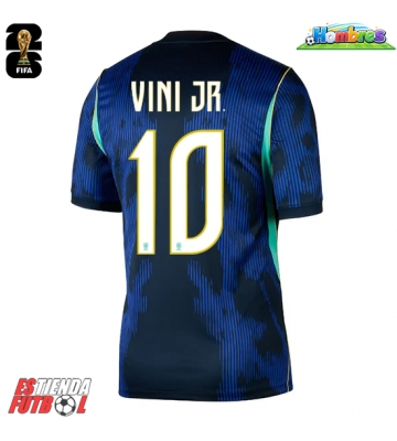 Brasil Vinicius Junior #10 Segunda Equipación Mundial 2026 Manga Corta